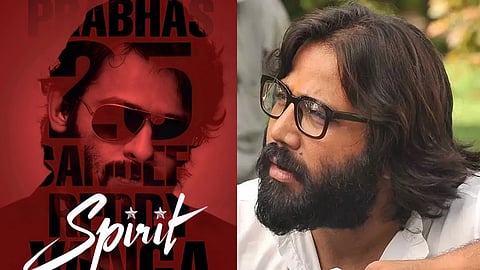 Spirit movie poster, Sandeep Vanga.