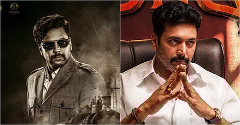 ரவி மோகன் பிறந்த நாள்: பராசக்தி, கராத்தே பாபு போஸ்டர்கள்!