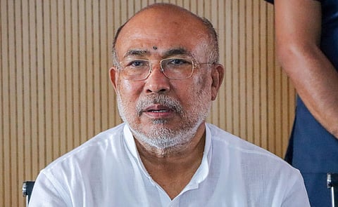 Biren Singh on PM Modi Manipur visit