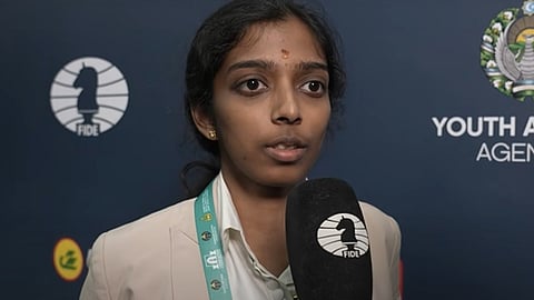 வெற்றி பெற்ற பிறகு பேசிய வைஷாலி