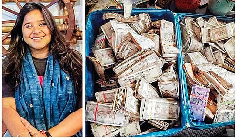 லஞ்ச குற்றச்சாட்டில் அஸ்ஸாம் 
பெண் அரசு அதிகாரி கைது:
ரூ.92.50 லட்சம் ரொக்கம் பறிமுதல்