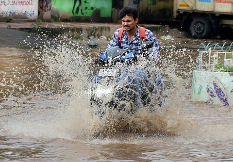 heavy rain