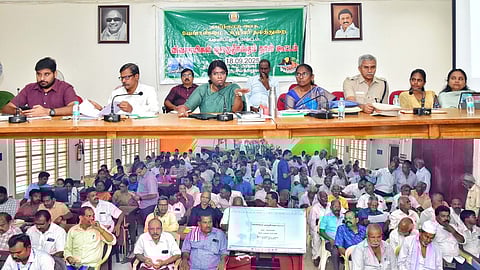 குமரி மாவட்டத்தில் விளை நிலங்கள் வீட்டுமனைகளாக மாற்றப்படுவதைத் தடுக்க நடவடிக்கை: ஆட்சியா் தகவல்