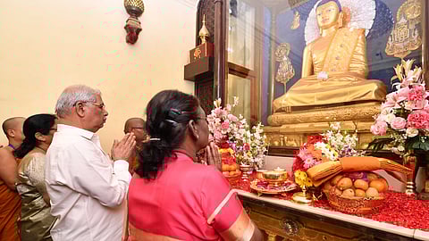 கயையில் குடியரசுத் தலைவா் முன்னோா் வழிபாடு!