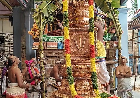Purattasi Brahmotsavam at Uppiliyappan Temple