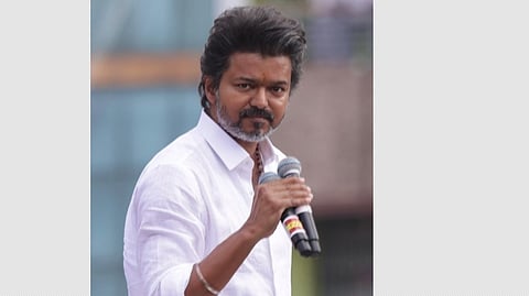 தவெக தலைவர் விஜய்.