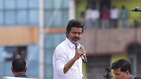 தவெக தலைவர் விஜய்
