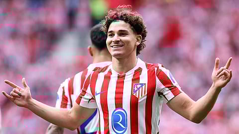 Julian Alvarez in lalaiga against Real Madid