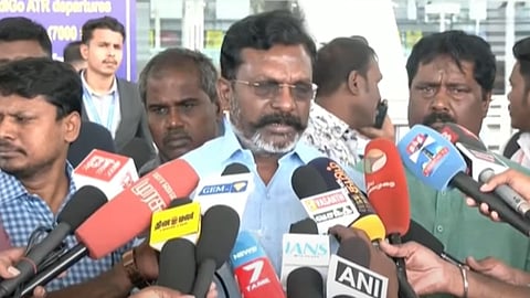 விடுதலைச் சிறுத்தைகள் கட்சித் தலைவர் தொல். திருமாவளவன்