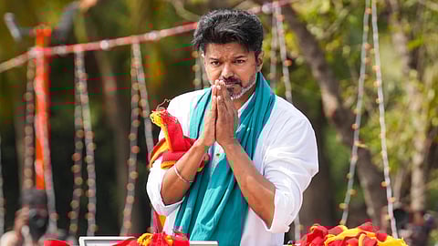 தவெக தலைவர் விஜய்