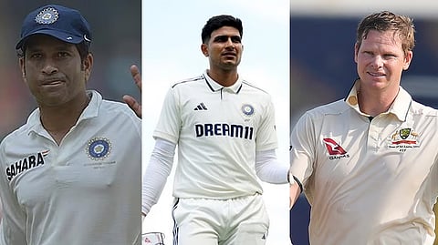 Sachin, Shubman Gill, Steve Smith.