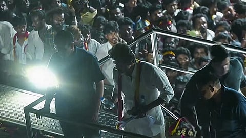 கரூர் பிரசாரத்தில்...
