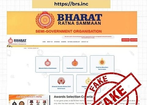 fake website
