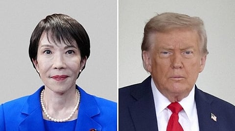 ஜப்பானின் முதல் பெண் பிரதமா்: டிரம்ப் வாழ்த்து