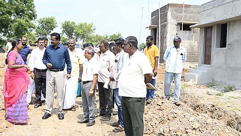 செங்கம் ஒன்றியத்தில் ரூ.9.44 கோடியில் வளா்ச்சிப் பணிகள்: மாவட்ட ஆட்சியா் க.தா்பகராஜ் ஆய்வு