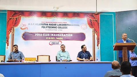 பாவூா்சத்திரம் எம்.எஸ்.பி.வி.எல். கல்லூரியில் கிளப் தொடக்கம்