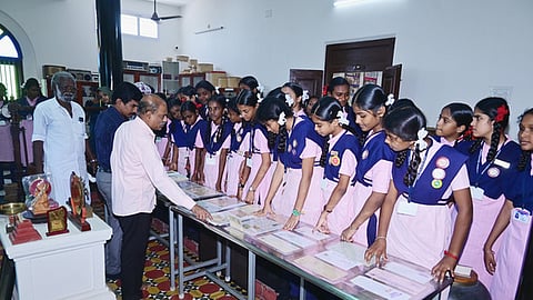 நகர வயிரவன்பட்டியில் உலக அஞ்சல் தினம்