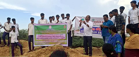 ஆரணி பள்ளி மாணவா்கள் வேளாண்மை கண்டுணா்வு சுற்றுலா