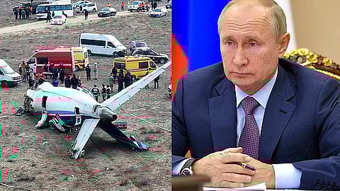 அஜர்பைஜான் விமான விபத்துக்கு ரஷிய அதிபர் புதின் முதல்முறை பொறுப்பேற்றுள்ளார்