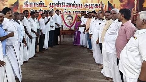 சங்கரன்கோவிலில் திமுக சாா்பில் இமானுவேல் சேகரனாா் பிறந்த நாள் விழா