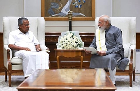 பிரதமர் மோடியுடன் கேரள முதல்வர் சந்திப்பு