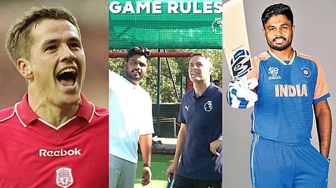 Michael Owen, Sanju Samson. Both in the middle.