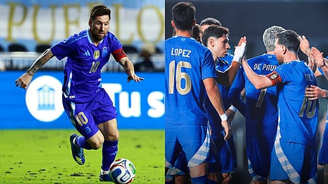 messi and argentina teammates