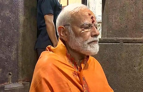 மல்லிகார்ஜுனர் கோயிலில் பிரதமர் மோடி