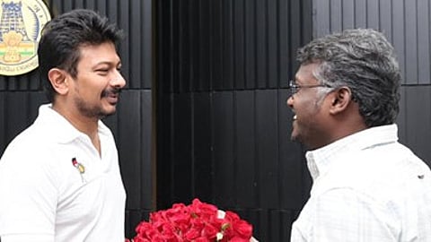 தமிழக துணை முதல்வர் உதயநிதி ஸ்டாலின், இயக்குநர் மாரி செல்வராஜ்
