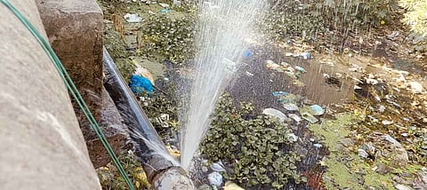 ஸ்ரீவில்லிபுத்தூா் நகராட்சியில் வீணாகும் குடிநீா் : பொதுமக்கள் கோரிக்கை