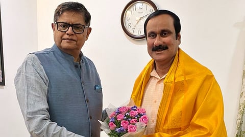 பாஜக தேர்தல் பொறுப்பாளர் அன்புமணியுடன் சந்திப்பு