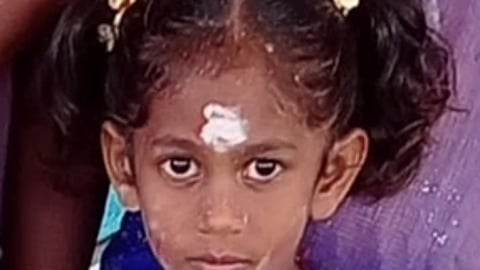 உயிரிழந்த சிறுமி கவி நிஷா