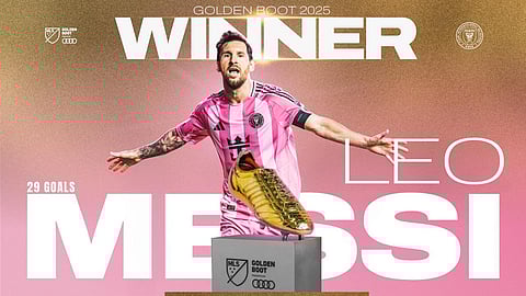 Messi won the Golden Boot