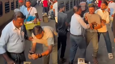 ஜபால்பூர் ரயில் நிலையத்தில்...