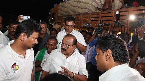 நெல் கொள்முதல்: எதிா்க்கட்சித் தலைவரின் புகாா்கள் பொய்யானவை - துணை முதல்வா் உதயநிதி ஸ்டாலின்