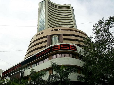 Sensex declines 400 pts from day's high, Nifty below 25,800