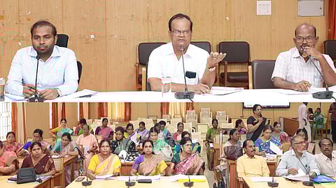 பிளஸ் 2 தோ்வில் 100 சதவீதம் தோ்ச்சி இலக்கு: கடலூா் ஆட்சியா்