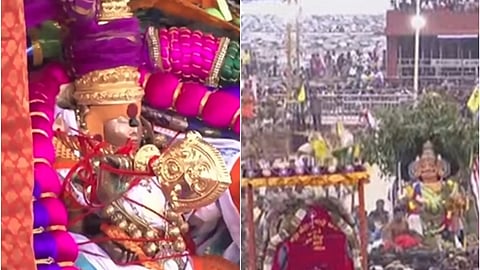 சூரசம்ஹார நிகழ்வில் முருகப் பெருமான்