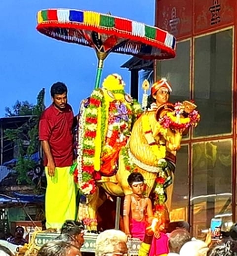 பிறவி மருந்தீஸ்வரா் கோயிலில் சூரசம்ஹாரம்