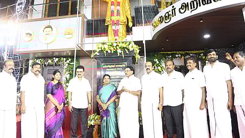 கோவில்பட்டியில் திமுக அலுவலக கட்டடம்: முதல்வா் மு.க.ஸ்டாலின் திறந்துவைத்தாா்