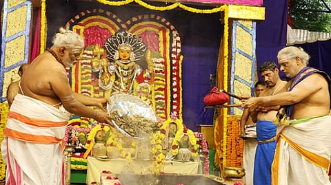 கபில தீா்த்தத்தில் காலபைரவா் ஹோமம்