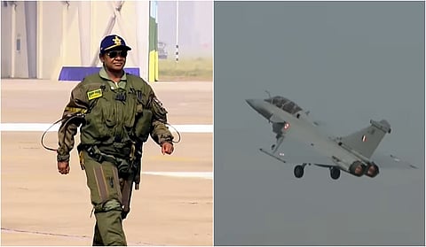 ரஃபேல் போர் விமானத்தில் முதல்முறையாக பறந்த குடியரசுத் தலைவர்