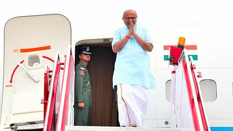 குடியரசு துணைத் தலைவர் சி.பி.ராதாகிருஷ்ணன் கோவை வருகை