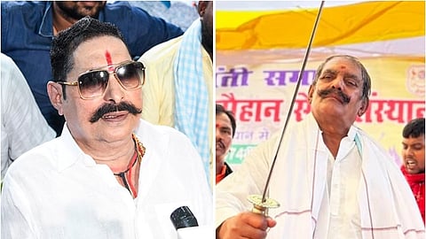 ஐக்கிய ஜனதா தள வேட்பாளரும், பிரபல தாதாவுமான அனந்த் சிங் - துலார்சந்த் யாதவ்.