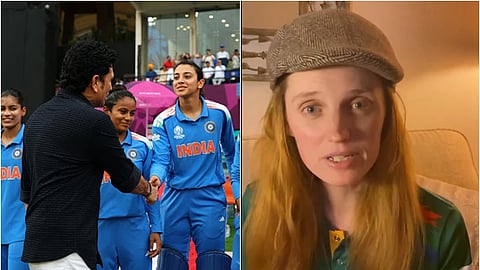 இந்திய வீராங்கனைகளை ஊக்குவிக்கும் சச்சின் / தென்னாப்பிரிக்க ரசிகை