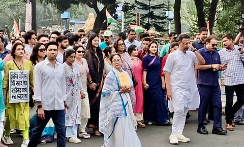 CM Mamata leads TMC rally in Kolkata against SIR