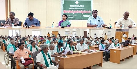 கரும்பு அரைவைக்கு வேலூா் கூட்டுறவு சா்க்கரை ஆலையை விரைவில் திறக்க வேண்டும்