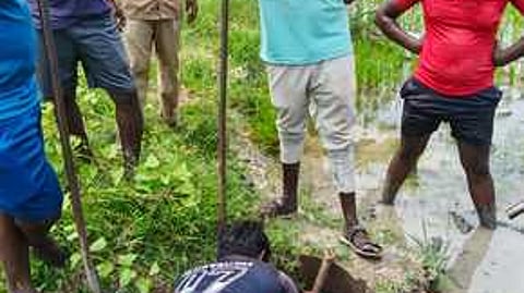 வடுகபட்டியில் சேதமான மின்கட்டமைப்பு சீரமைப்பு