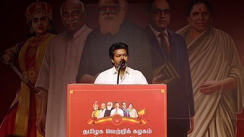 தவெக தலைவர் விஜய்