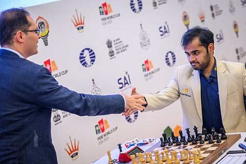 அா்ஜுன் எரிகைசி-லேகோ ~பிரக்ஞானந்தா-டேனில் டுபோவ் ~ஹரிகிருஷ்ணா-நில்ஸ் ~காா்த்திக்-குவாங்